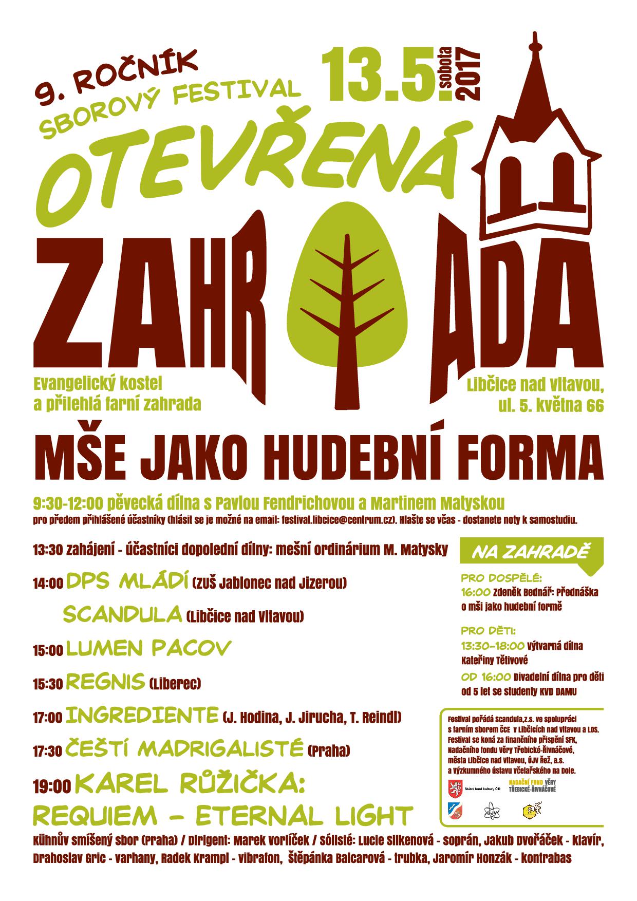 Otevřená zahrada 2017